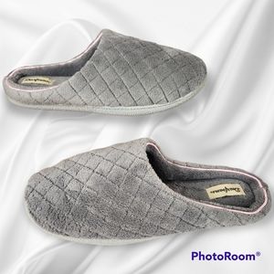 Dearfoams Leslie Microfiber Terry Clog Slippers size 11/12 NWOT